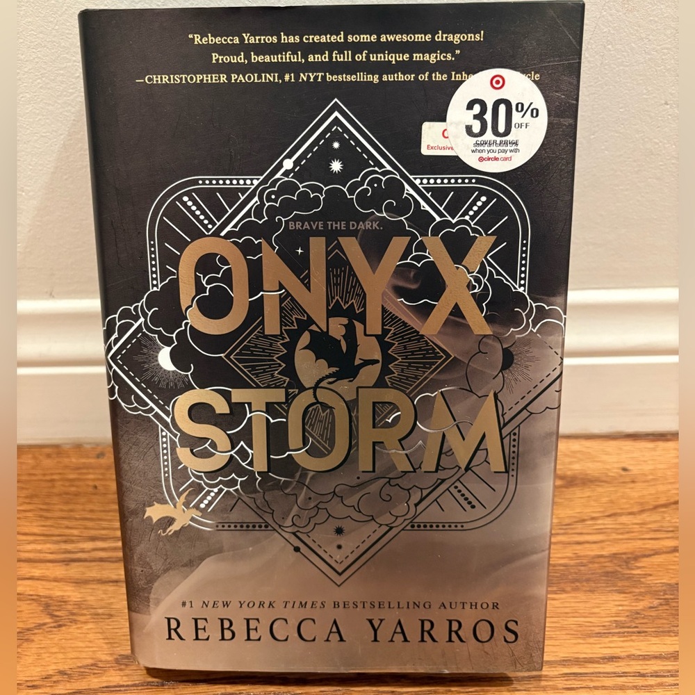 ONYX STORM Target Exclusive Collector’s Edition Rebecca Yarros Hardcover NEW